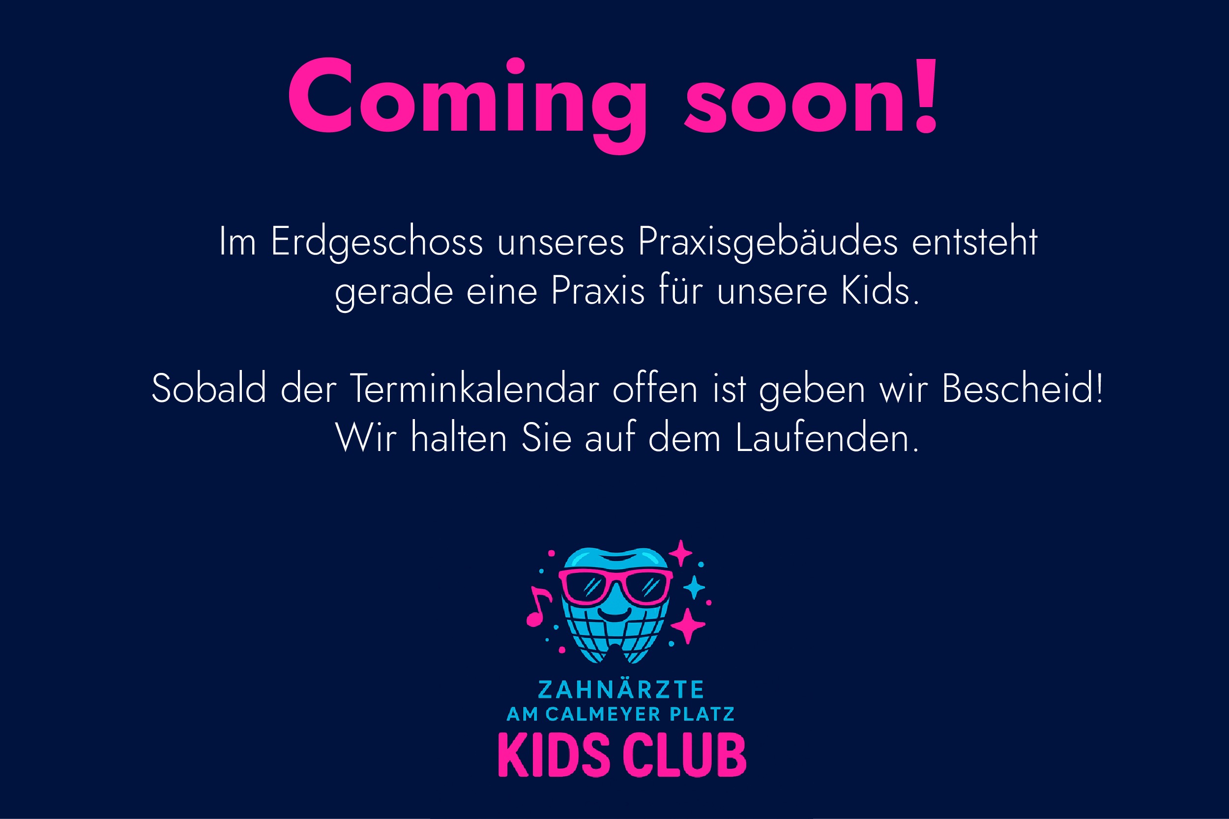 Kids Club Coming Soon